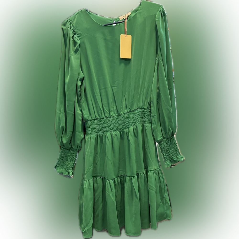 Green Boho Dress